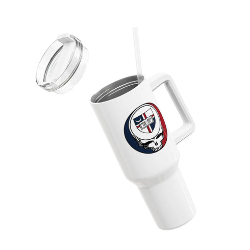 Grateful Dead - Catholic University Stealie "Fat Man" Tumbler, Double Insulated 40oz Travel Mug - StealieShop
