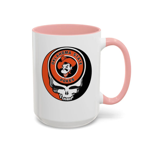 Oklahoma State University Grateful Dead Stealie Coffee Mug (11oz or 15oz) - StealieShop
