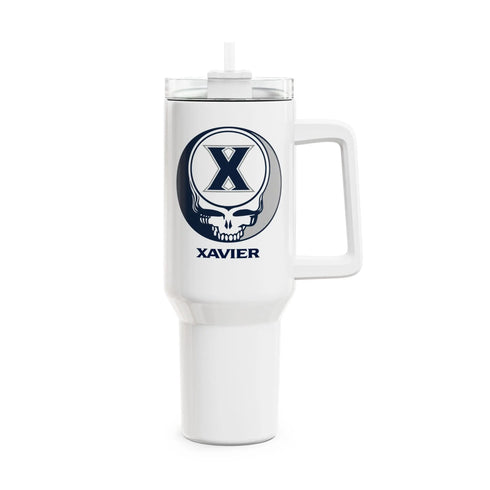 Grateful Dead - Xavier University Stealie "Fat Man" Tumbler, Double Insulated 40oz Travel Mug - StealieShop