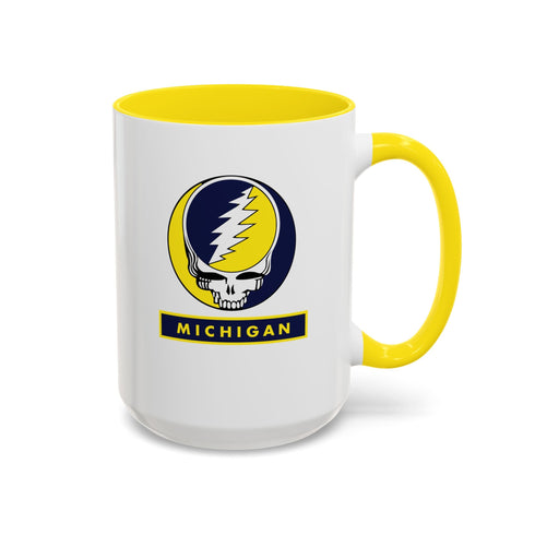 Grateful Dead - Michigan Stealie Coffee Mug - StealieShop