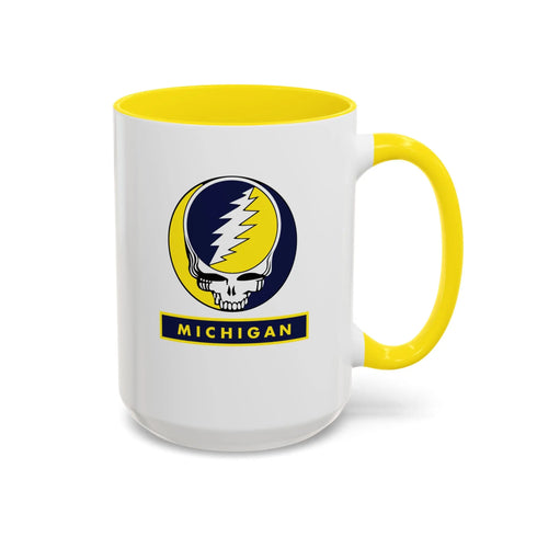 Grateful Dead - Michigan Stealie Coffee Mug - StealieShop