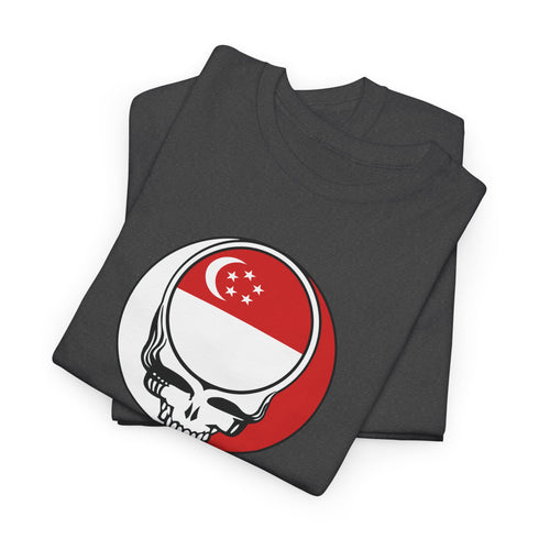 Singapore Flag Stealie Unisex Grateful Dead T-Shirt