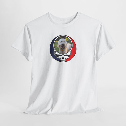 Custom Dog Stealie Unisex Grateful Dead T-Shirt (58)