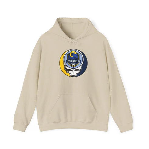 Grateful Dead - Los Angeles Rams Stealie Grateful Dead Hooded Sweatshirt - NFL - StealieShop