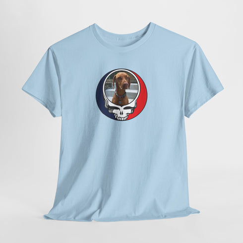 Custom Dog Stealie Unisex Grateful Dead T-Shirt (170)