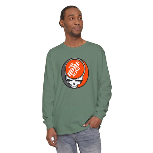 Grateful Dead - Home Depot Garment-Dyed Long Sleeve T-Shirt - StealieShop