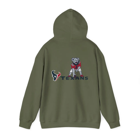 Grateful Dead - Houston Texans Dancing Bear Unisex Hoodie - NFL - StealieShop