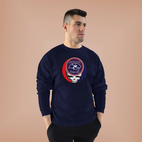Grateful Dead - Miller Place Wrestling Stealie Unisex Crewneck Sweatshirt - StealieShop