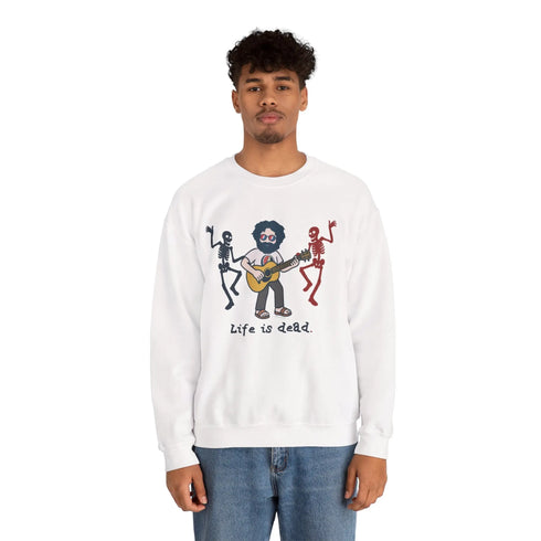 Grateful Dead - Jarry's Jammin' | Life is dead. Crewneck Sweatshirt - StealieShop