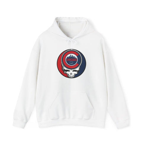 Grateful Dead - Chicago Cubs Grateful Dead Unisex Heavy Blend Hoodie - Hooded Sweatshirt - StealieShop