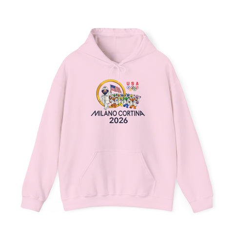 Opening Ceremony" Jerry and The Bears 2026 Milano Cortina Olympics Unisex Heavy Blend Grateful Dead Hoodie