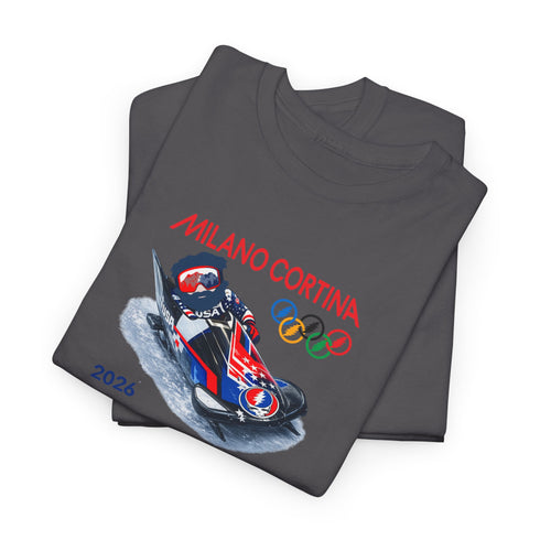 Bobsleddin' Jerry 2026 Olympics Grateful Dead T-Shirt