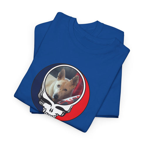 Custom Dog Stealie Unisex Grateful Dead T-Shirt (137)