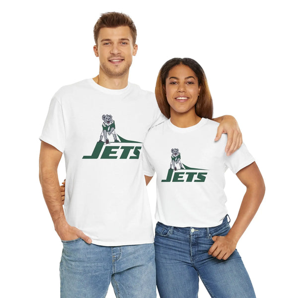 New York Jets Dancing Bear Grateful Dead T-Shirt - NFL - StealieShop