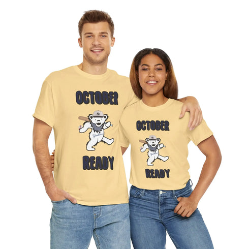 Yankees Playoffs - October Ready Grateful Dead Tshirt - MLB - StealieShop