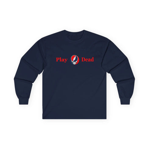 Grateful Dead - Play Dead Stealie Unisex Ultra Cotton Long Sleeve Tee - StealieShop