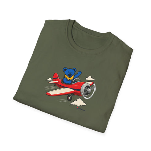 Flyin' Bear - Life is dead. Grateful Dead T-Shirt