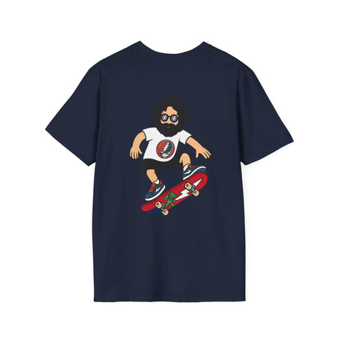 Grateful Dead - Shreddin' Jerry - Life is dead. Two-Sided Print Grateful Dead TShirt - StealieShop