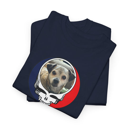 Custom Dog Stealie Unisex Grateful Dead T-Shirt (47)