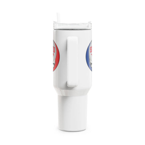 Grateful Dead - Southern Methodist University Stealie "Fat Man" Tumbler, Double Insulated 40oz Travel Mug - StealieShop