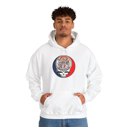 Grateful Dead - Ramones Stealie Unisex Heavy Blend Hoodie - StealieShop