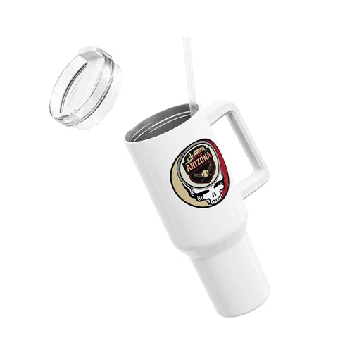 Grateful Dead - Arizona Diamondbacks "Fat Man" Tumbler, Double Insulated 40oz Travel Mug - StealieShop