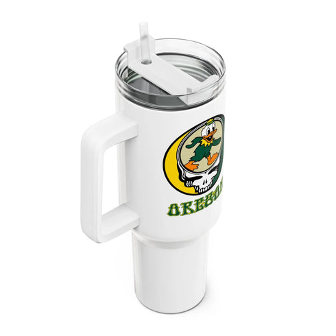 Grateful Dead - Oregon Stealie "Fat Man" Tumbler, Double Insulated 40oz Travel Mug - StealieShop