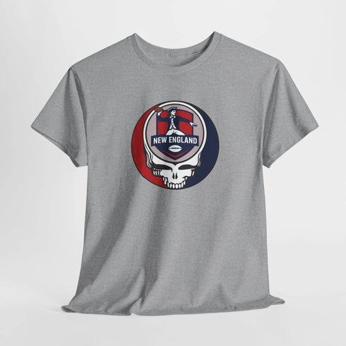 Grateful Dead - New England Patriots Stealie Unisex T-Shirt - NFL - StealieShop