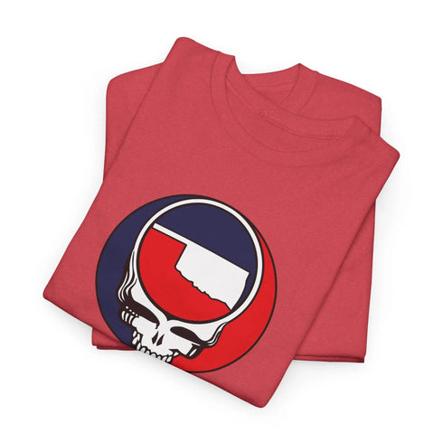 Oklahoma Map Stealie Grateful Dead T-Shirt