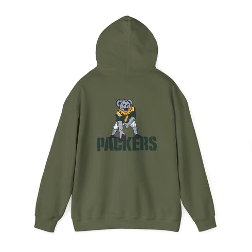Green Bay Packers Dancing Bear Unisex Hoodie - NFL - StealieShop