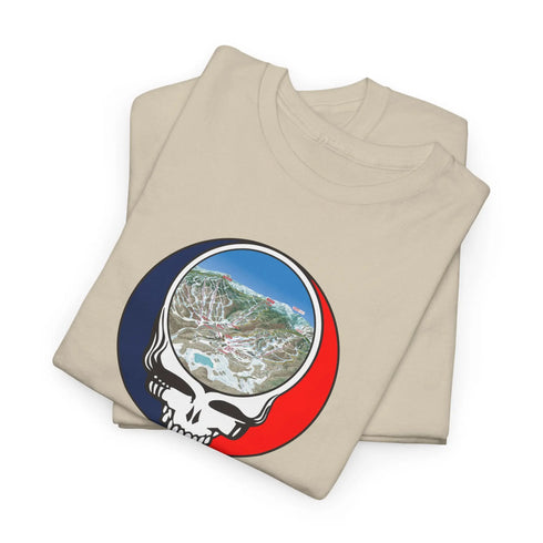 Stowe Trail Map Stealie Grateful Dead T-Shirt