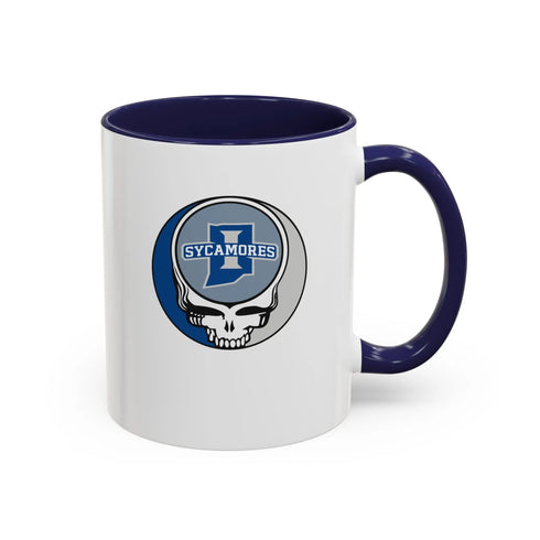 Indiana State University Grateful Dead Stealie Coffee Mug (11oz or 15oz) - StealieShop