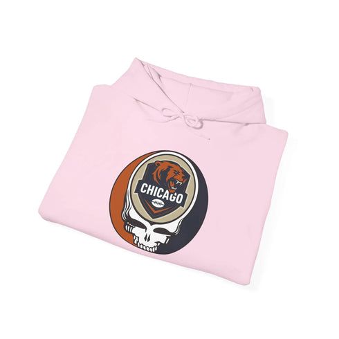 Grateful Dead - Chicago Bears Stealie Grateful Dead Hooded Sweatshirt - NFL - StealieShop