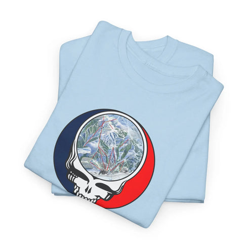 Deer Valley Trail Map Stealie Grateful Dead T-Shirt