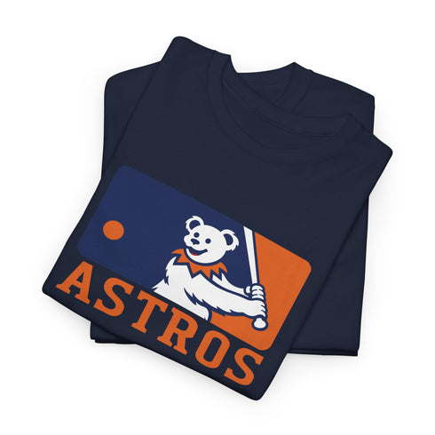 Houston Astros Original Dancing Bear MLB Grateful Dead T-Shirt
