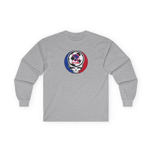 DePaul Billy Blue Stealie Grateful Dead Long Sleeve Tee