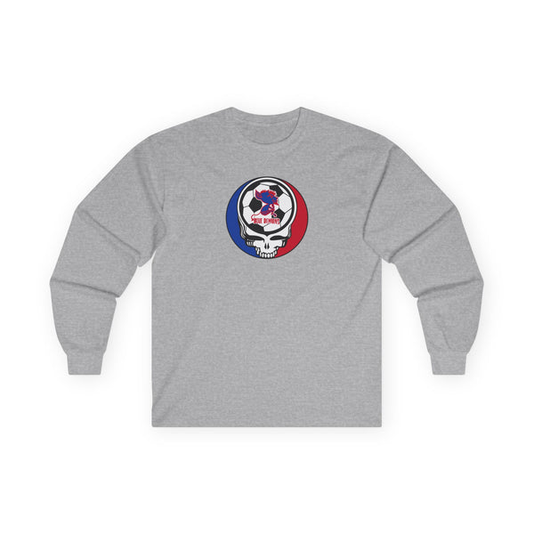 DePaul Billy Blue Stealie Grateful Dead Long Sleeve Tee