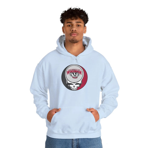 University of Wisconsin Grateful Dead Unisex Heavy Blend Hoodie StealieShop