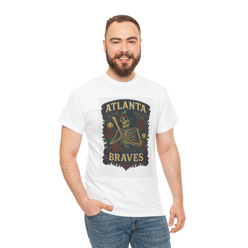Grateful Dead - Atlanta Braves Retro Poster Art T-shirt - StealieShop