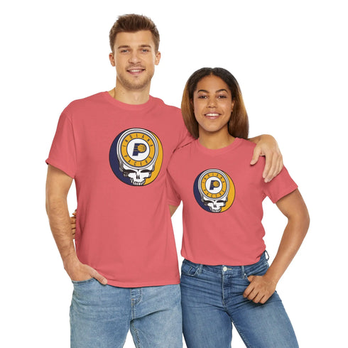 Indiana Pacers Grateful Dead Steal Your Face T-Shirt StealieShop
