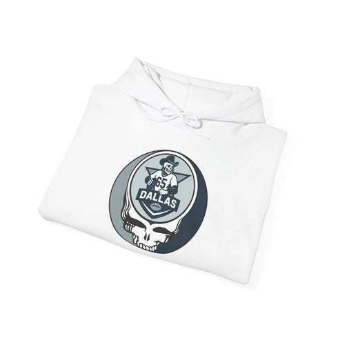 Grateful Dead - Dallas Cowboys Stealie Grateful Dead Hooded Sweatshirt - NFL - StealieShop