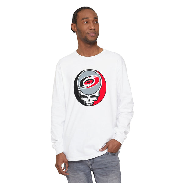 Carolina Hurricanes Vineyard Collection Unisex Garment-Dyed Long Sleeve T-Shirt