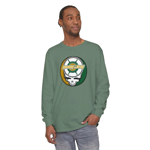Grateful Dead - Oswego Swim and Dive Team Garment-Dyed Long Sleeve T-Shirt - StealieShop