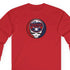 Grateful Dead - Boston Red Sox Classic Stealie Long Sleeve Tee - MLB - StealieShop