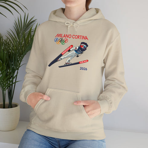 'Ski Jumpin' Jerry' 2026 Milano Cortina Olympics Unisex Heavy Blend Hoodie
