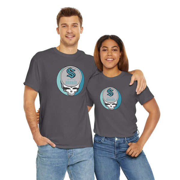 Seattle Kraken Grateful Dead Steal Your Face T-Shirt - NHL StealieShop