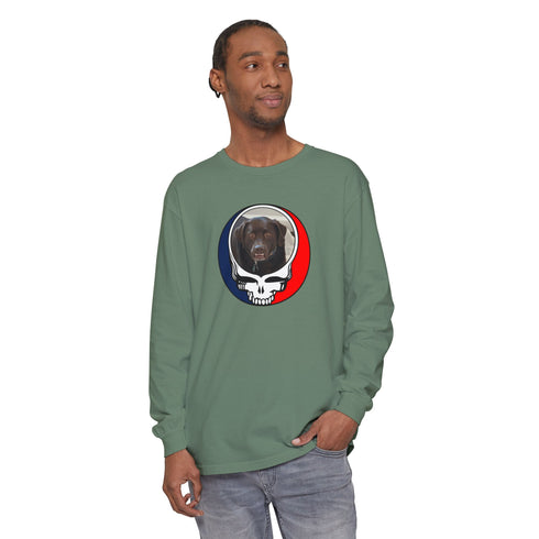 Custom Dog Garment-Dyed Long Sleeve T-Shirt (72)
