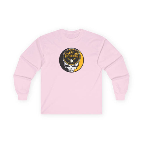 Grateful Dead - Pittsburgh Pirates Stealie Grateful Dead Long Sleeve Tee - MLB - StealieShop