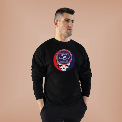 Grateful Dead - Miller Place Wrestling Stealie Unisex Crewneck Sweatshirt - StealieShop