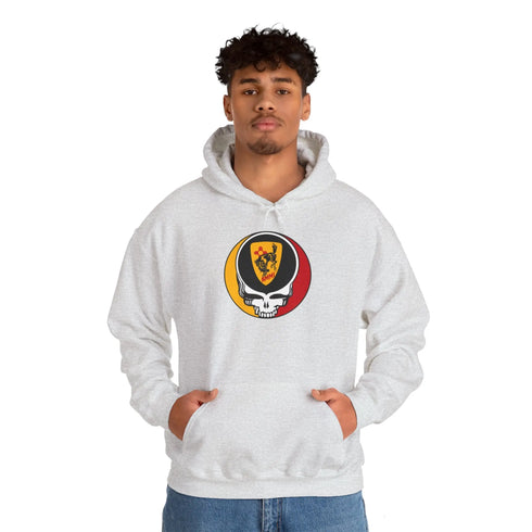 New Mexico Military Institute Grateful Dead Steal Your Face Unisex Hoodie StealieShop